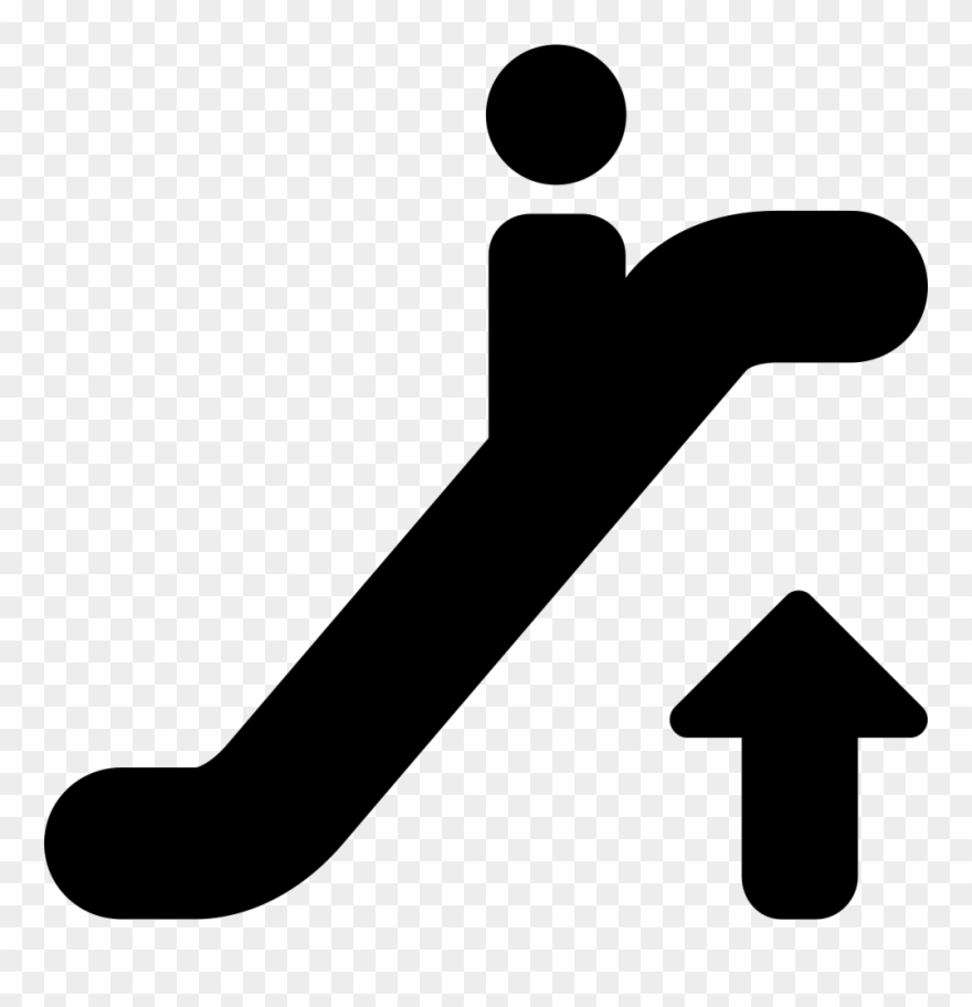 Upwards Escalator Comments - Stairs Clipart
