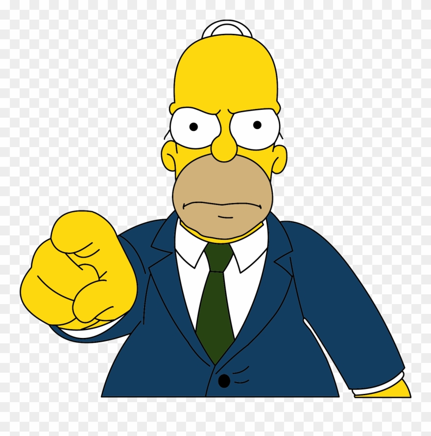 Simpsons Images Free Download Simpson - Homer Simpson In A Suit Clipart