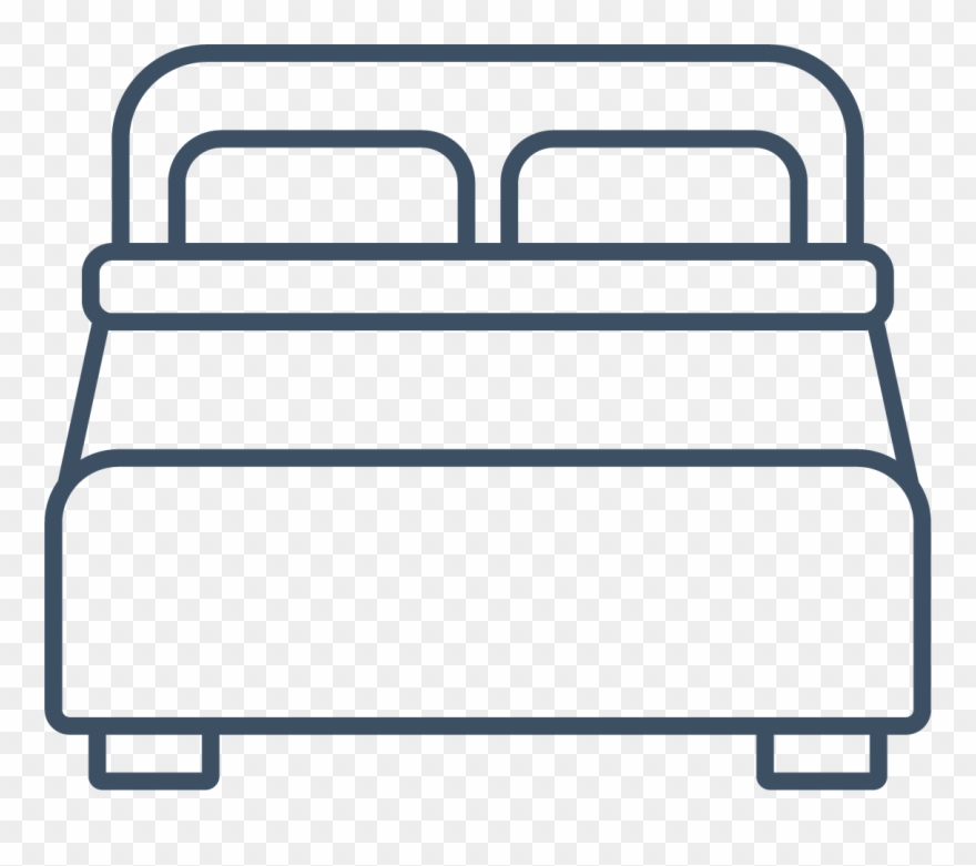 Double Bed - Bed Clipart