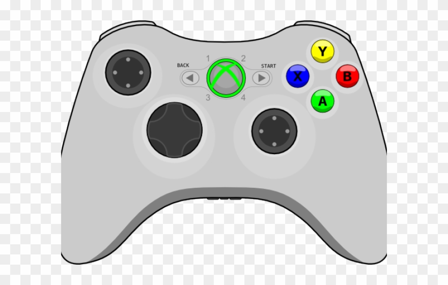 Playstation Clipart Clip Art - Xbox 360 Controller Clip Art - Png Download
