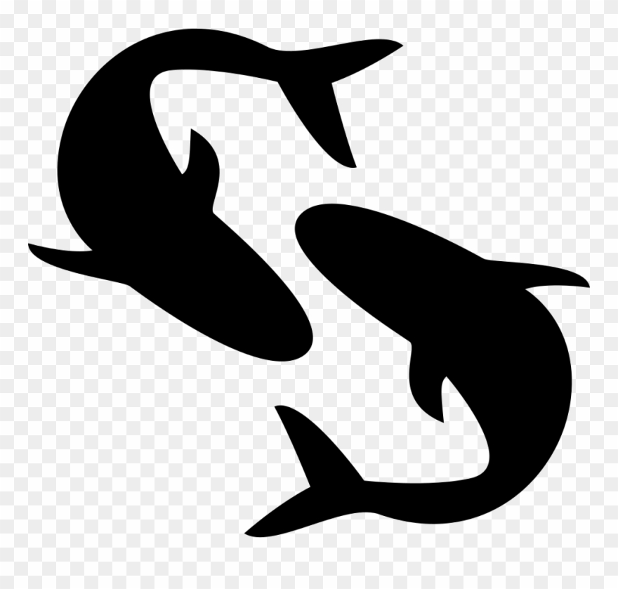 Pisces Astrological Sign Symbol Of Two Fishes Comments - Simbolo Do Signo De Peixes Clipart