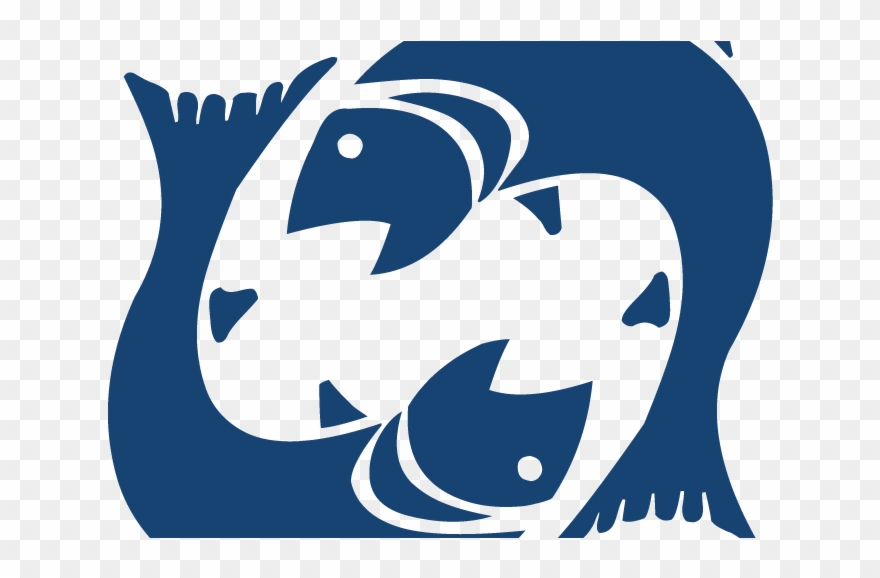 Big Bad Baseball - Pisces The Fish Zodiac Horoscope - Circle Mag-neato's Clipart