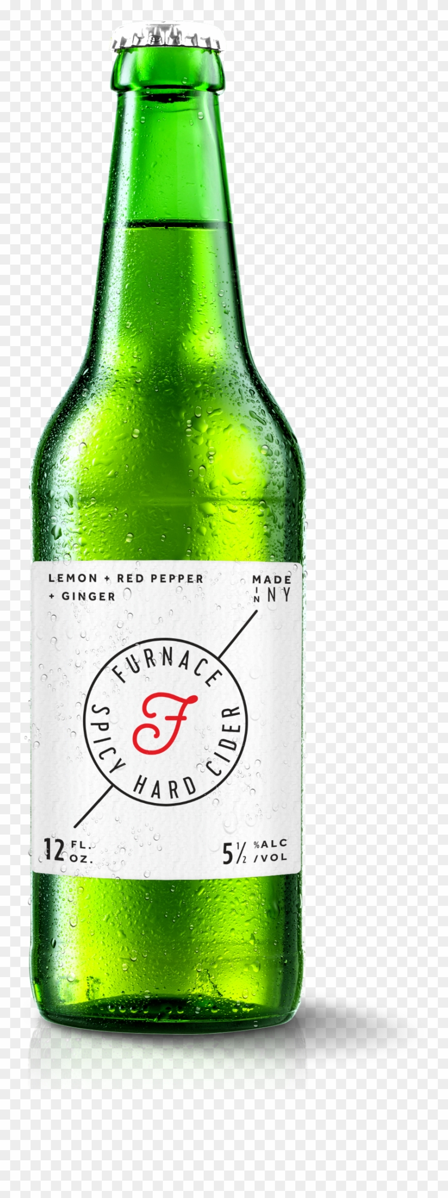 Download A Large Image Of Furnace Cider Bottle And - Bottle Clipart