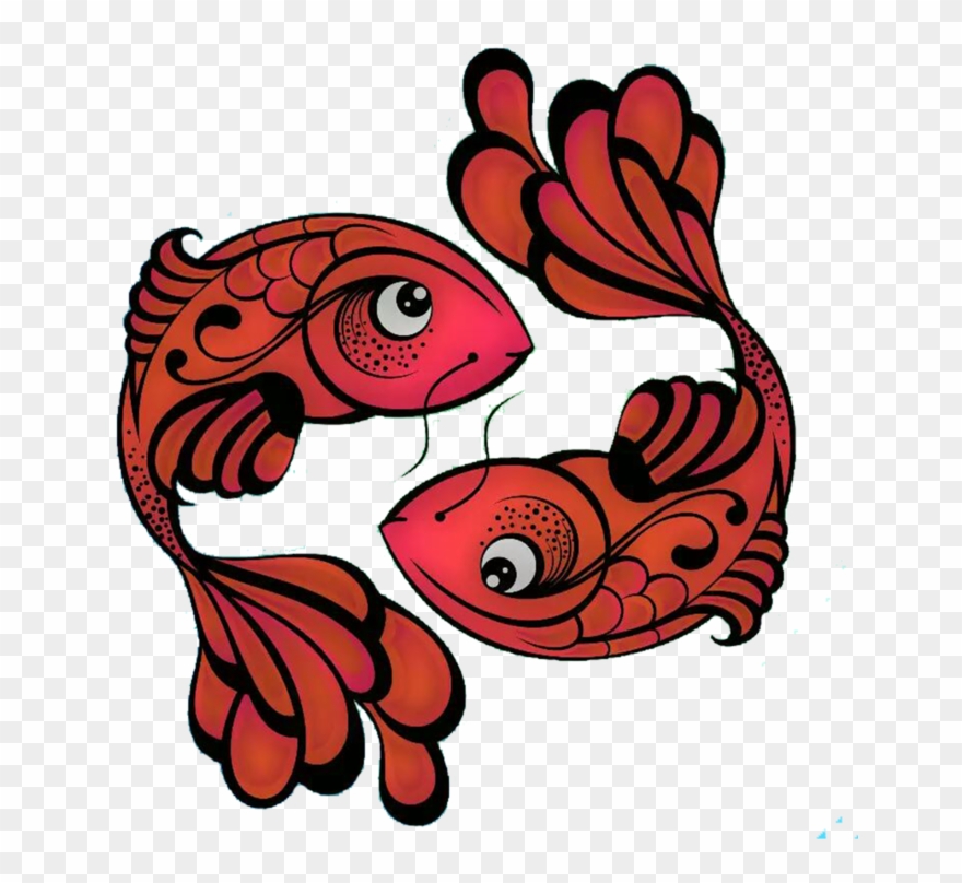 Pisces Women's Printed Tank Clipart