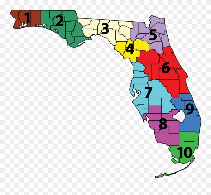 Florida Map - Florida Clipart