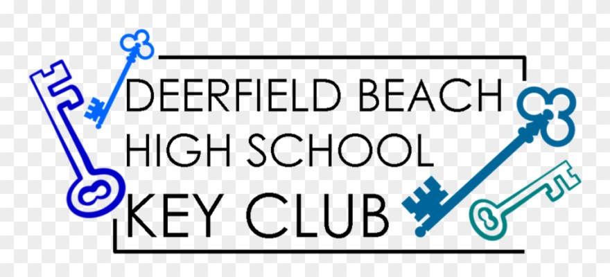 Deerfield Beach High School Key Club Clipart