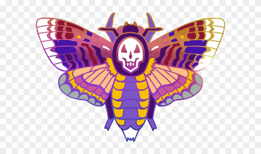 Moth Clipart Tumblr Transparent - Clip Art - Png Download