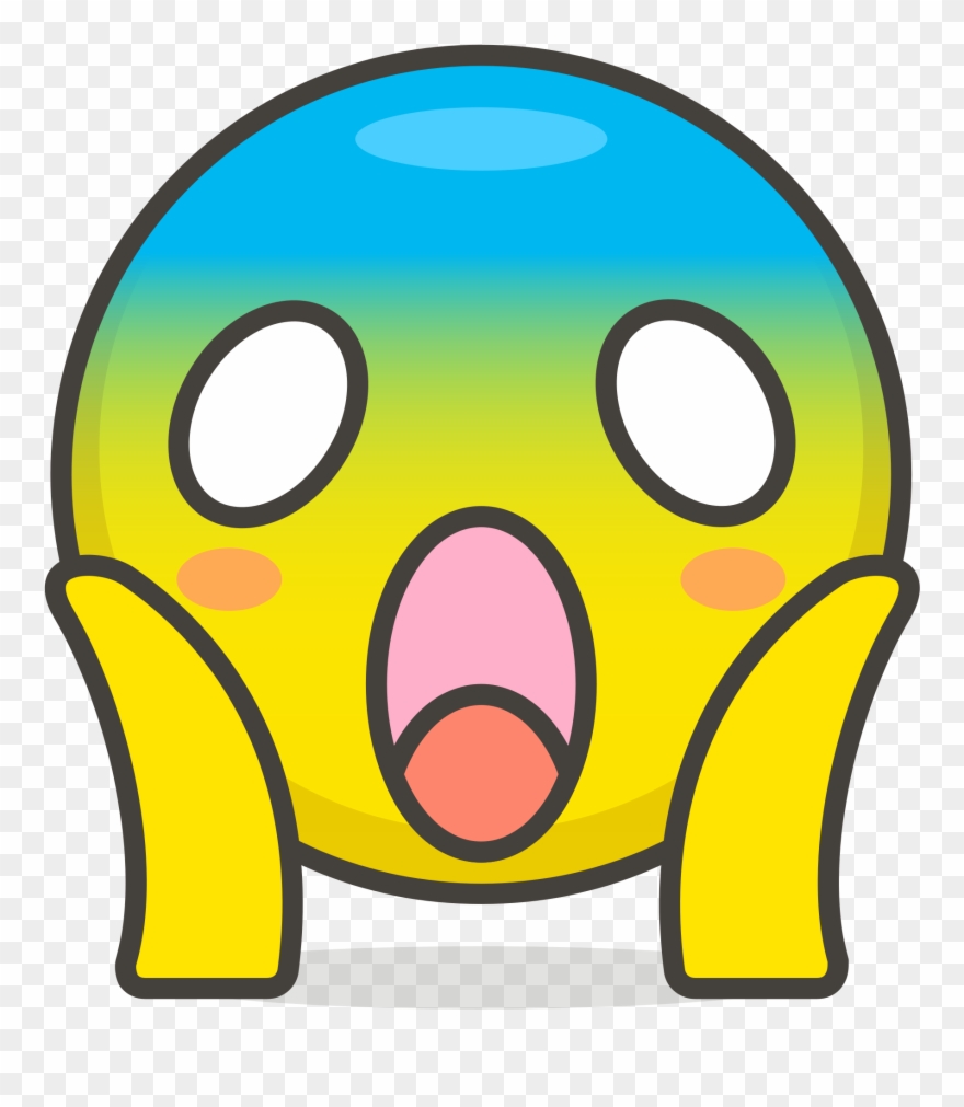 Open - Emojis Fear Clipart