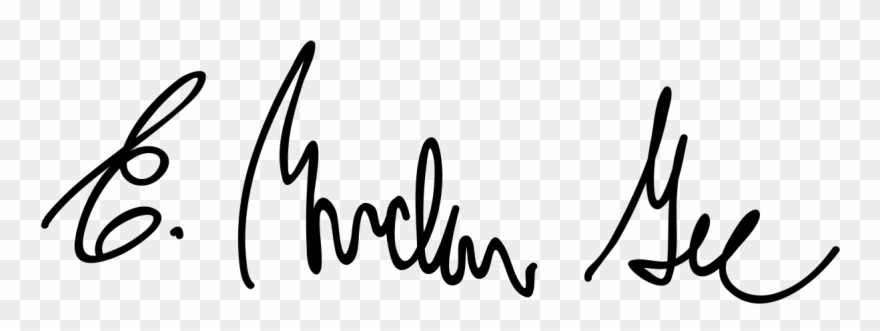 Gordon Gee Signature - E. Gordon Gee Clipart