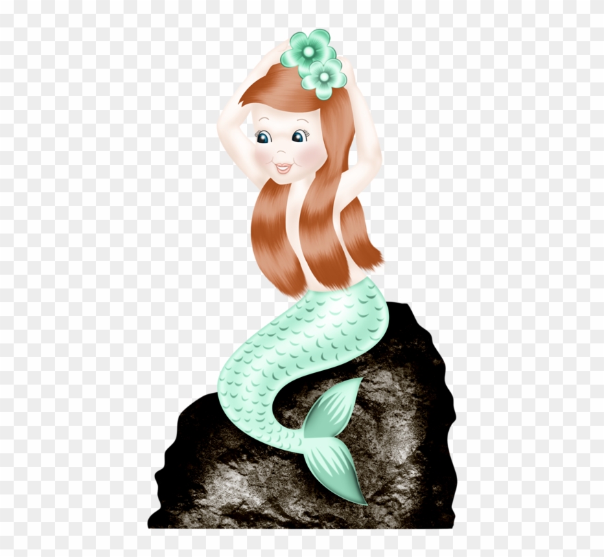 Mermaids Belle, Mermaids, Nymphs, Elves, Sirens, Princess - The Little Mermaid Clipart