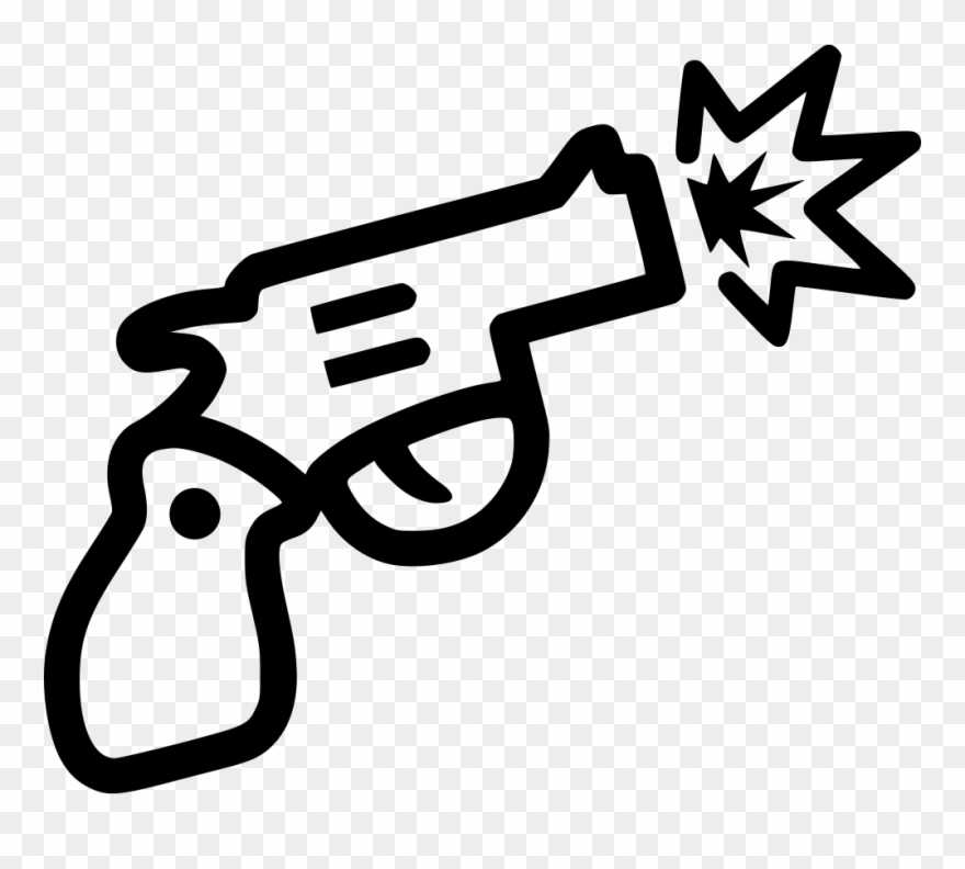 Gun Svg Icon Free - Gun Icon Png Clipart