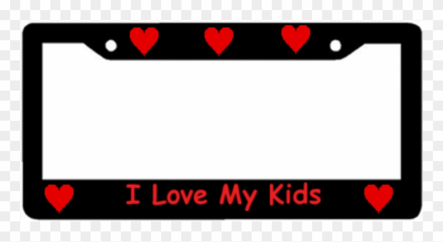 Love My Family Frame Clipart