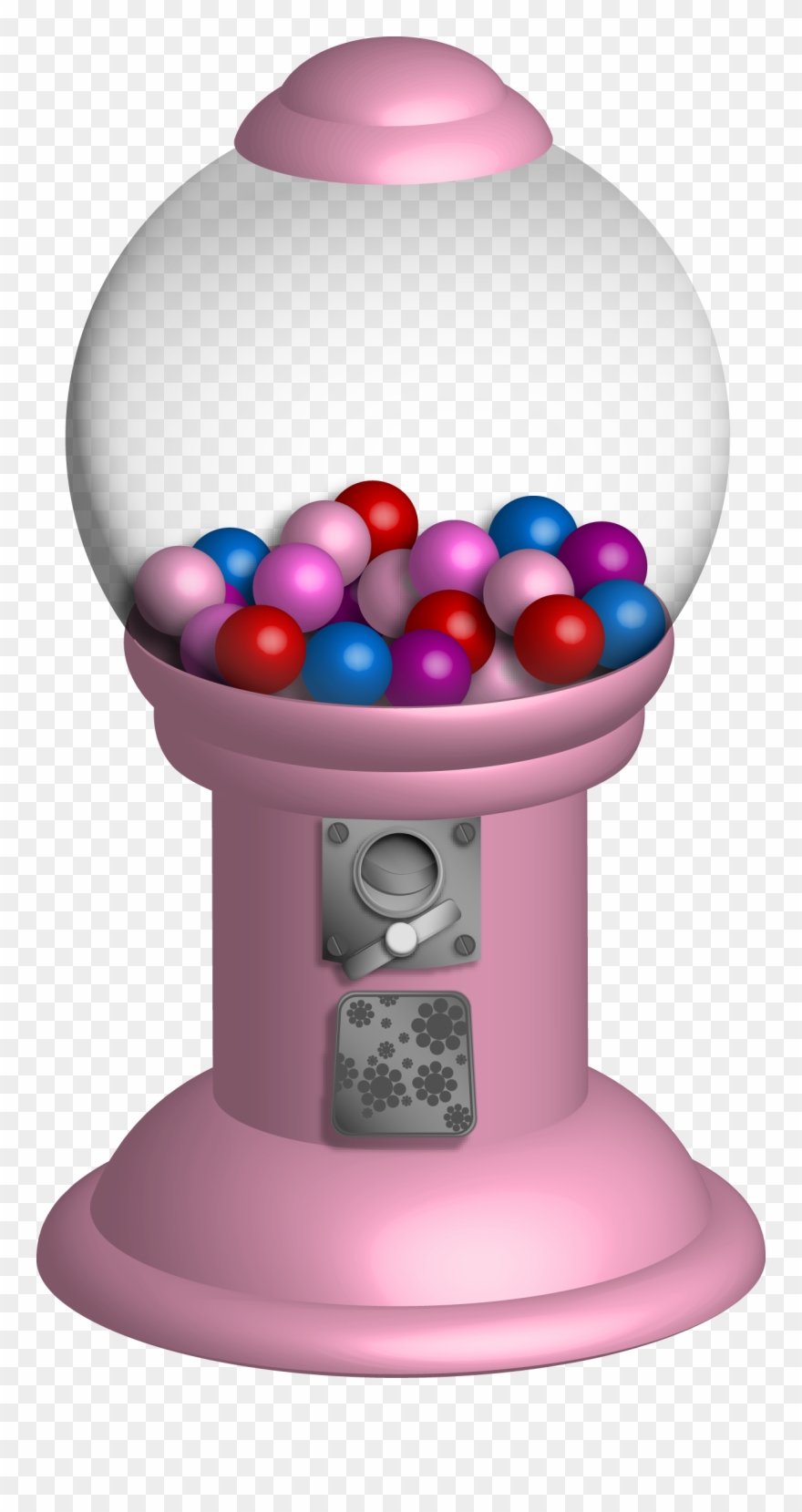 Download Pink - Bubble Gum Machine Transparent Clipart