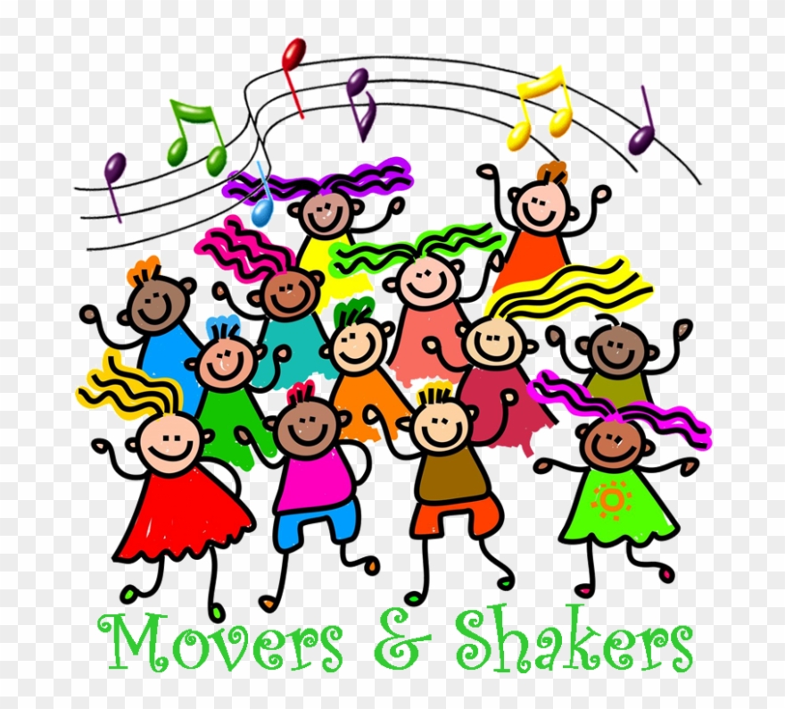 Movers & Shakers Logo - Music Notes Clipart