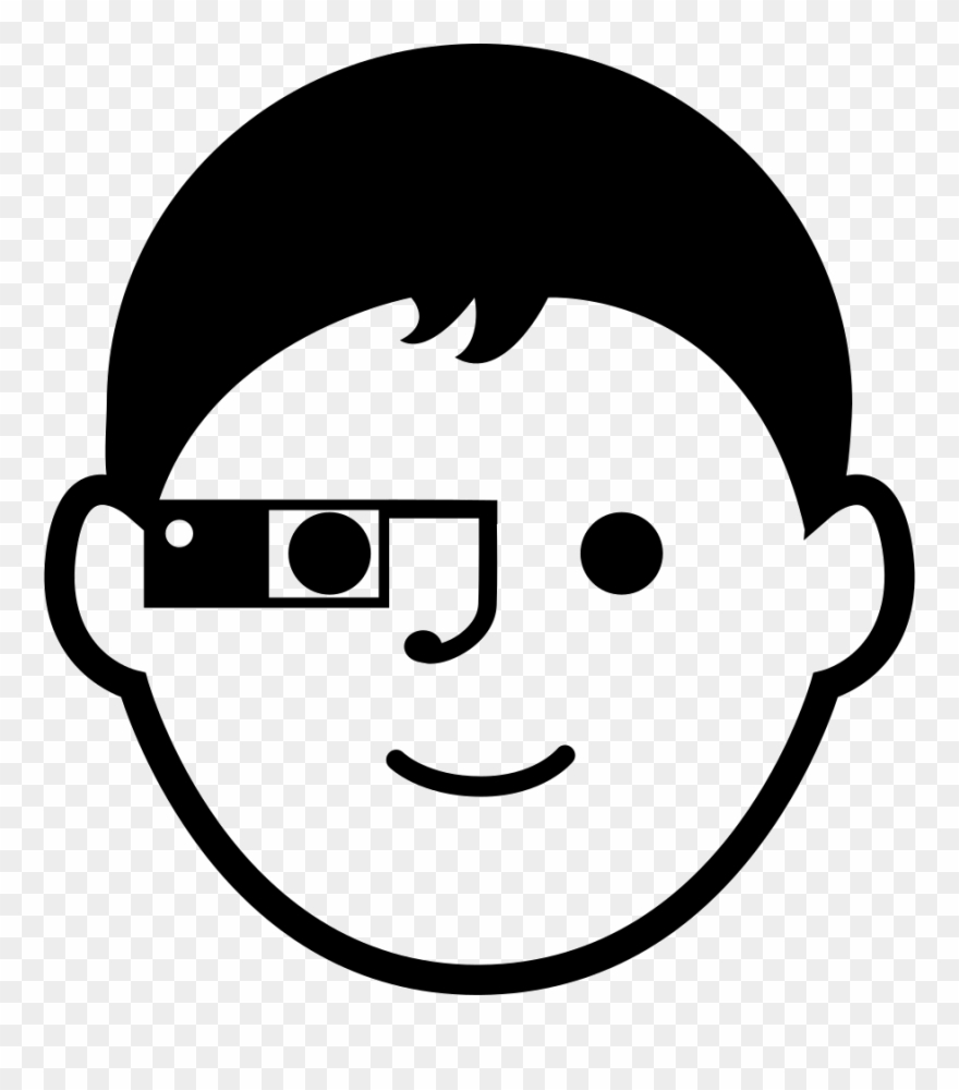 Child Face With Google Glasses Comments - Google Glasses Icon Clipart