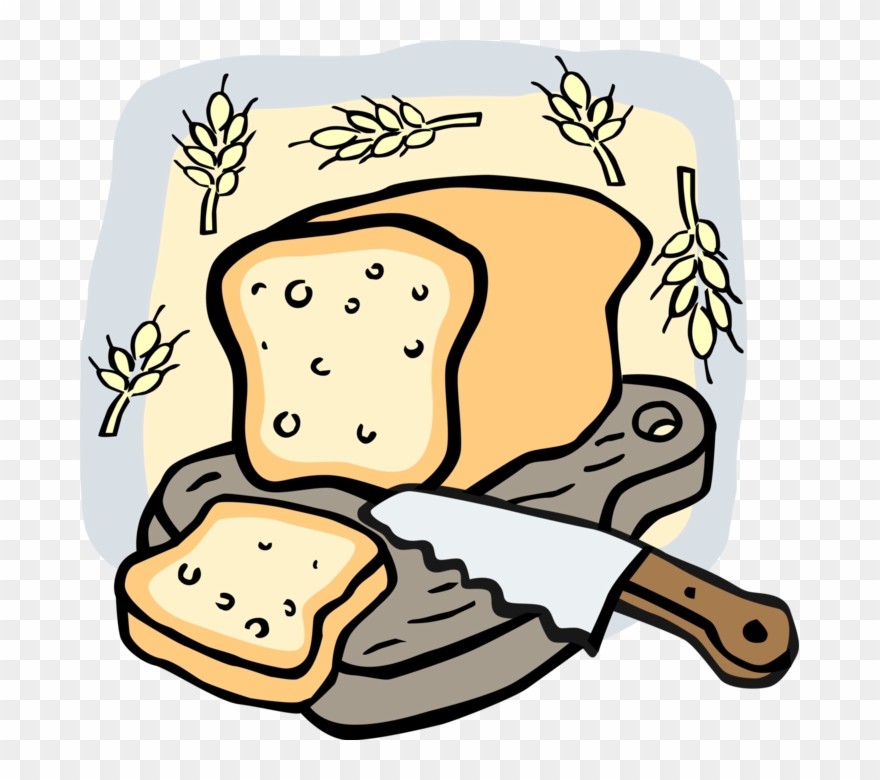 Vector Illustration Of Freshly Baked Loaf Of Wheat - Industrial Revolution Food And Nutrition Clipart