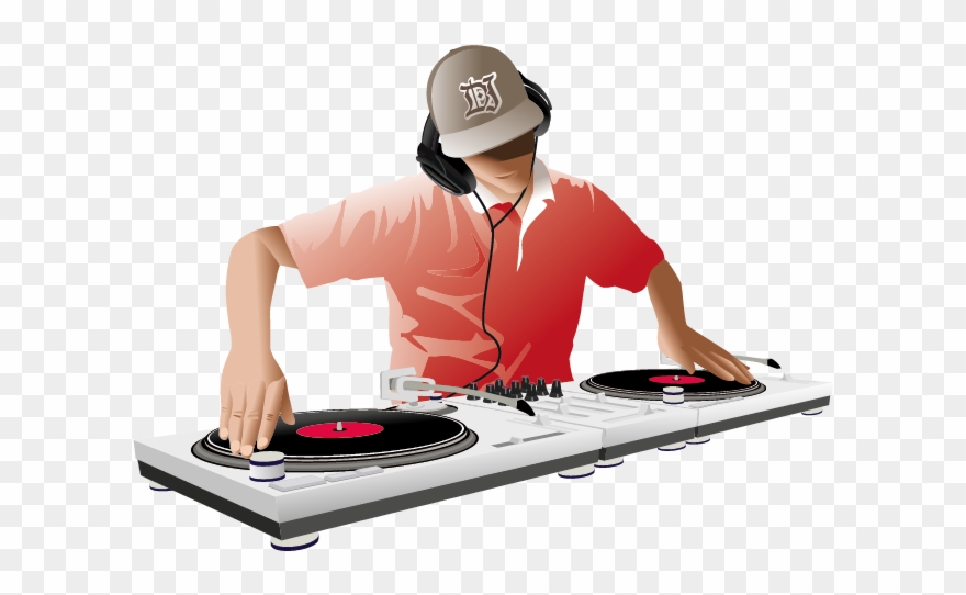 Sticker Dj Platines Musique - Music Clipart