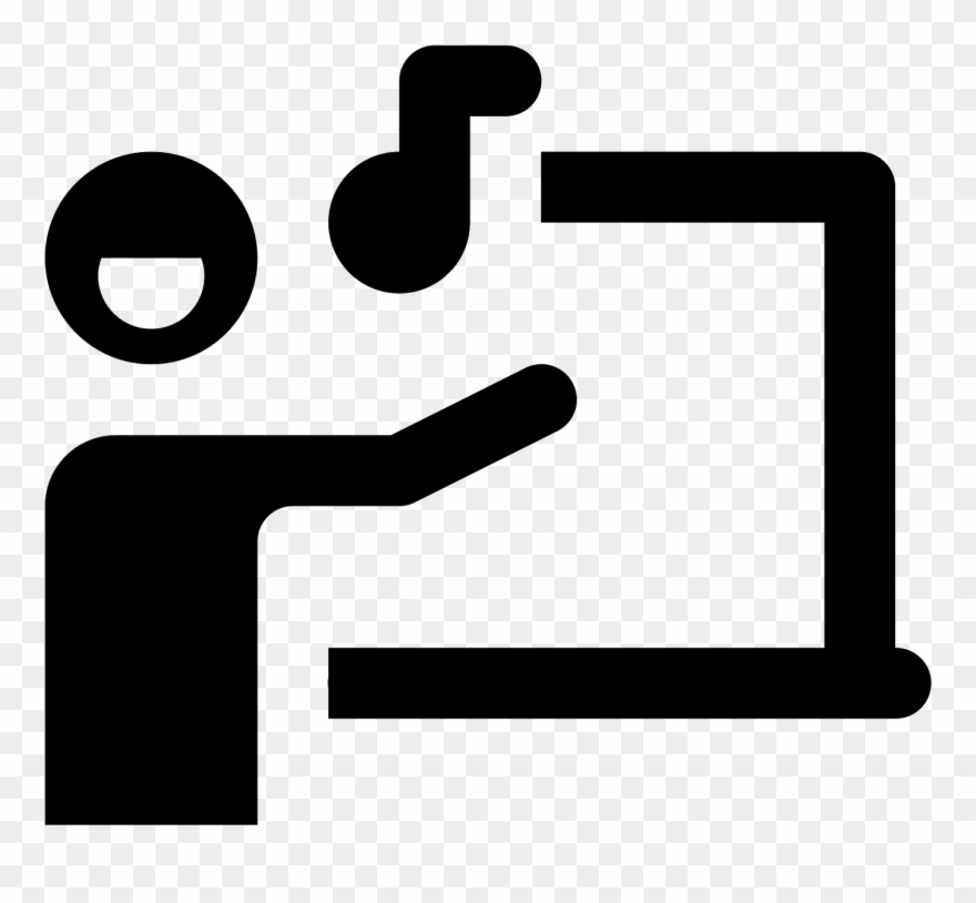 Nauczyciel Śpiewu Icon - Sign Clipart