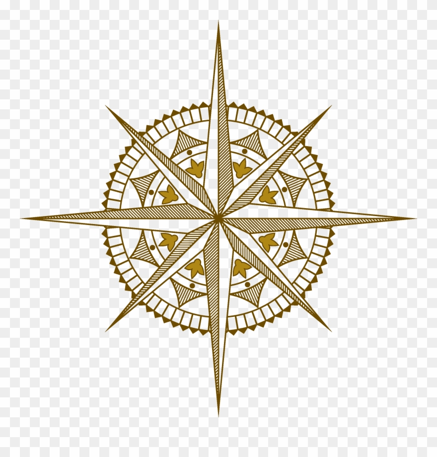 Map Compass Png - Map Compass Transparent Clipart