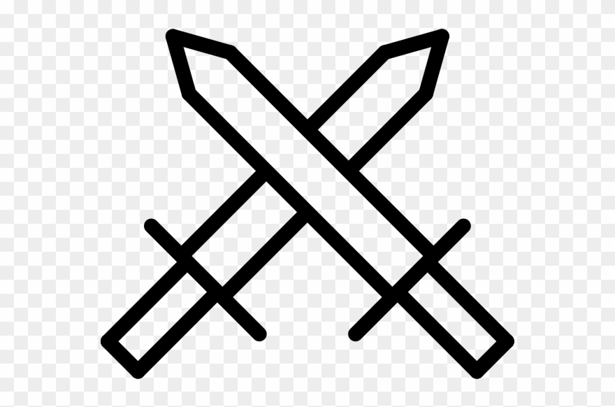 Swords Crossing Clipart
