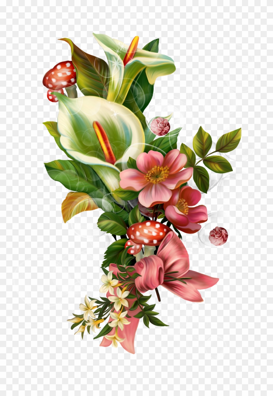 Png Клипарт "vintage Flowers" - Calas Para Sublimar Clipart