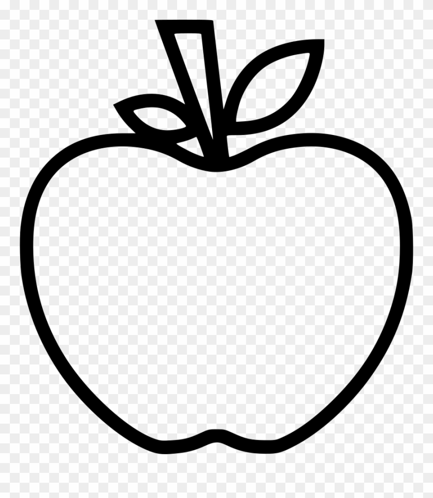 Apple Teacher Substitute Comments - Icon Clipart
