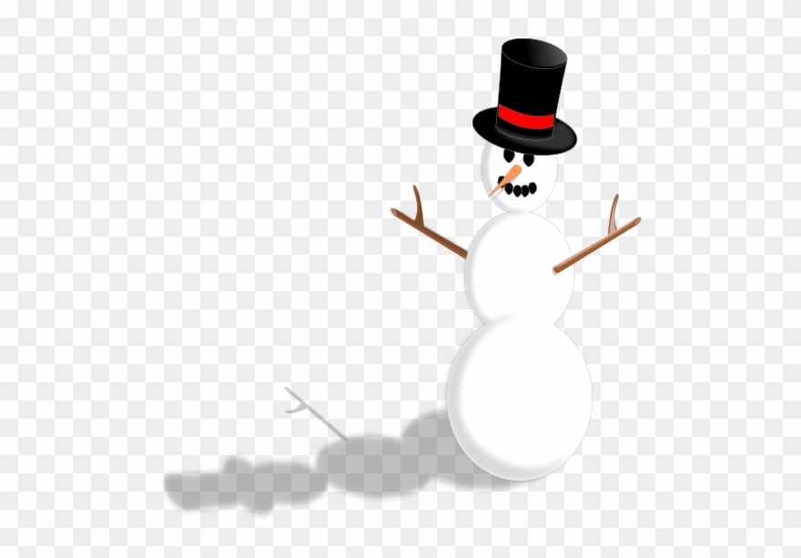 Snowman Free Stock Photo Illustration Of A Snowman - Clip Art - Png Download