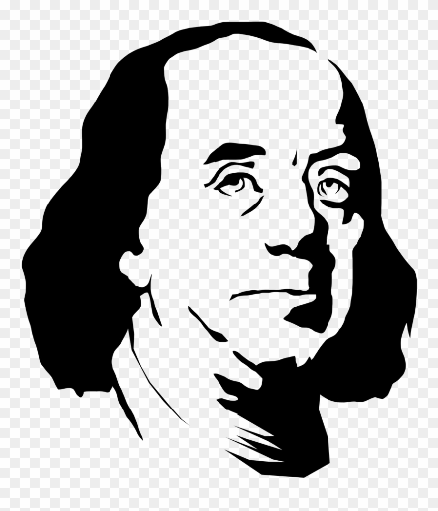 Chad Carden On Twitter - Benjamin Franklin Clip Art - Png Download