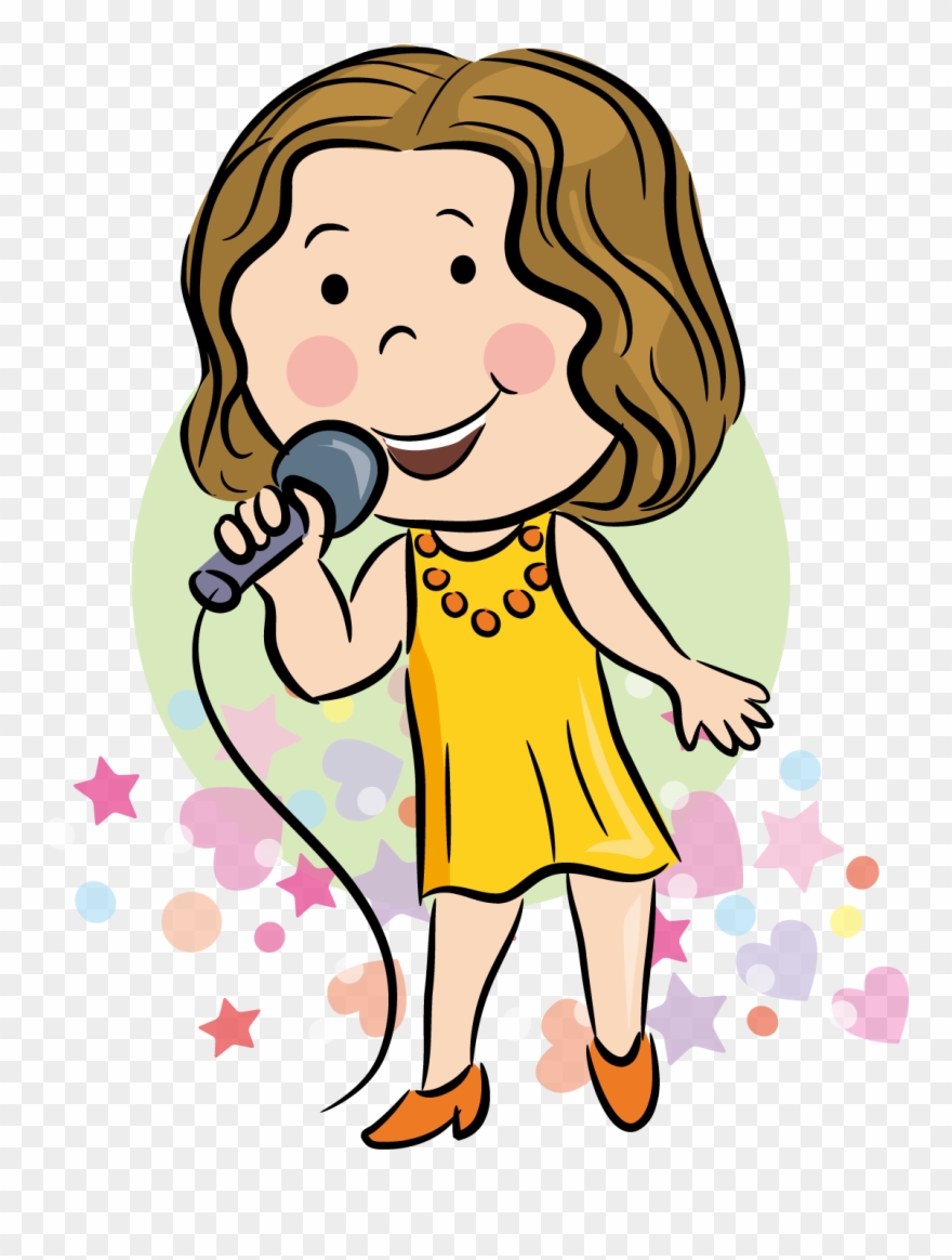 Singing Cartoon Transprent Free Download Emotion Art - Cartoon Singer Clipart
