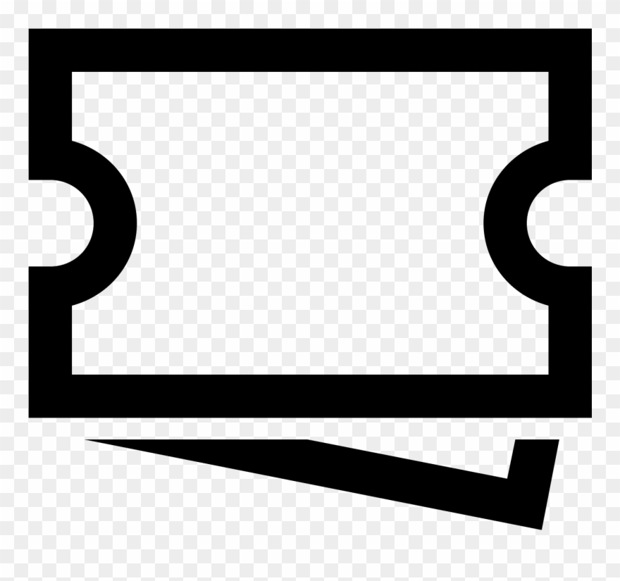 Tickets Icon Free Download - Theatre Ticket Icon Clipart