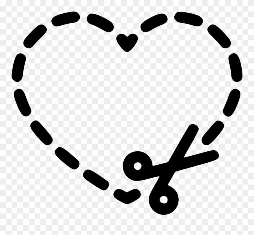 Png File - Scissors Heart Clipart