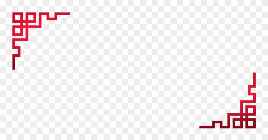 Red Rgb Color Model - Chinese Border Design Png Clipart