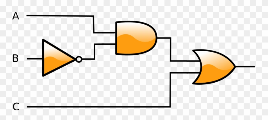 Open - Logic Circuit A Ab Clipart