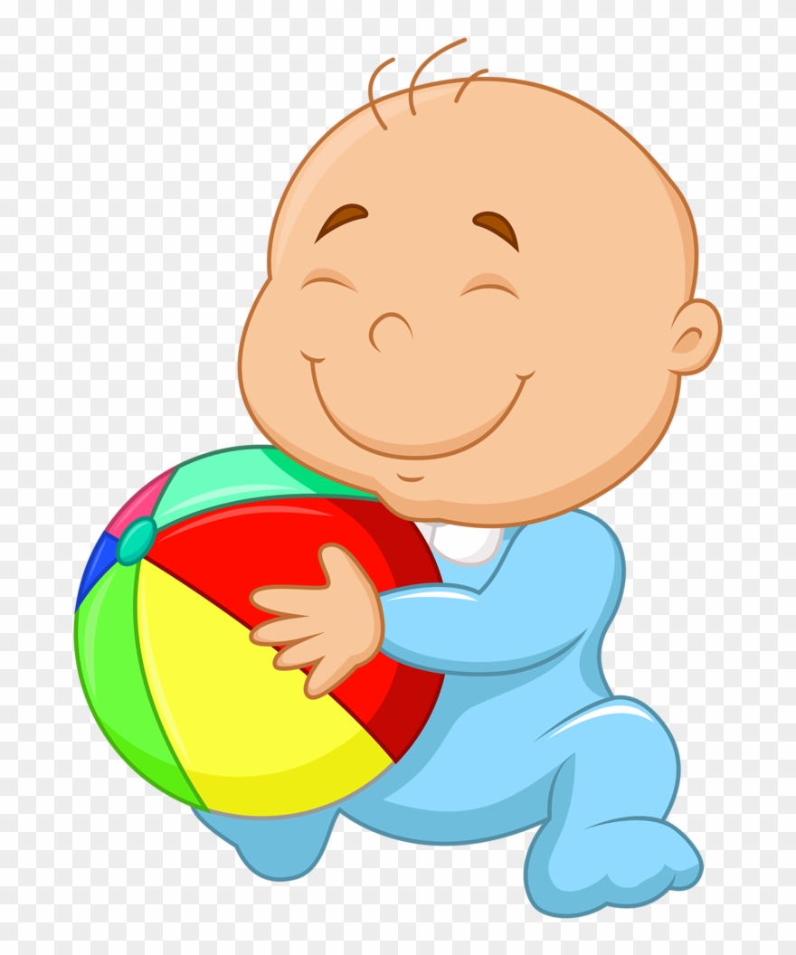 Bebê & Gestante Cute Clipart, Clip Art, Baby Drawing, - Bebe Con Balon Animado - Png Download