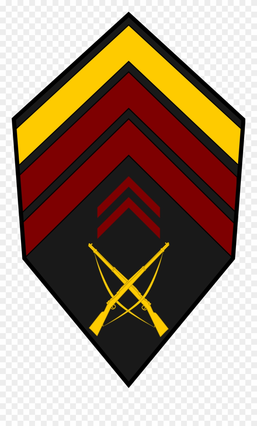 Military Svg Yellow Clipart