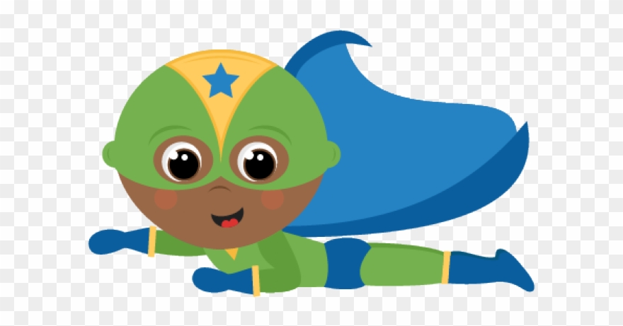 Hero Clipart Mini - Cute Super Hero Clip Art - Png Download