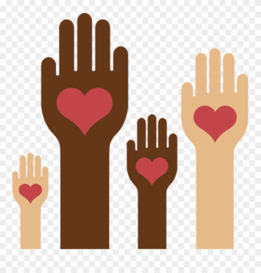 Sororidade Love Amor Feminismo Feminista Feminist - Hands Of All Colors Clipart