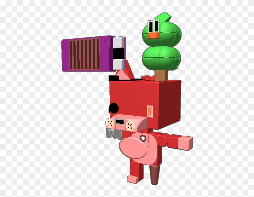 Hai This Is Rock Fox Plush Comes With Accordion Parrot - Accordion Clipart