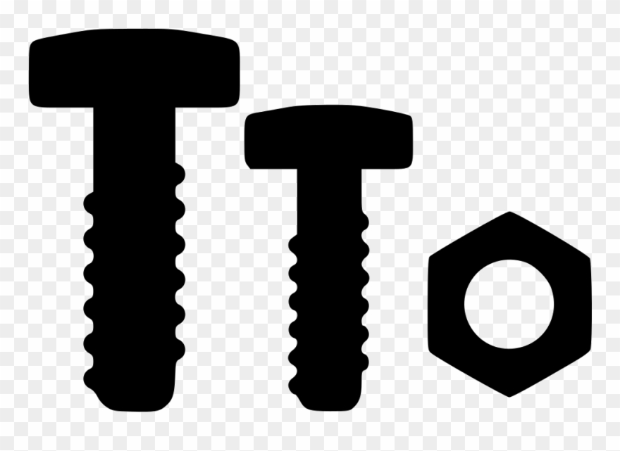 Nut Clipart Svg - Nuts And Bolts Icon Png Transparent Png