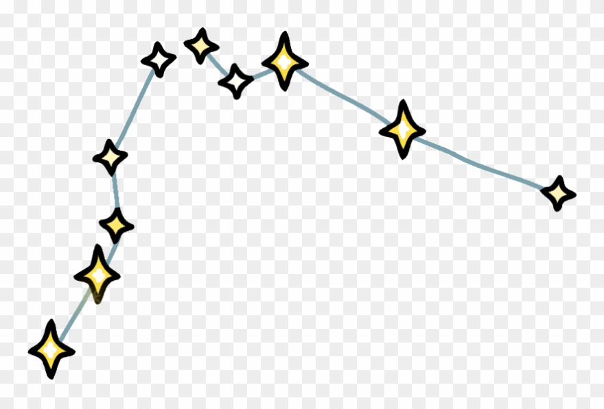 Aquarius Stars - Constelação De Peixes Png Clipart