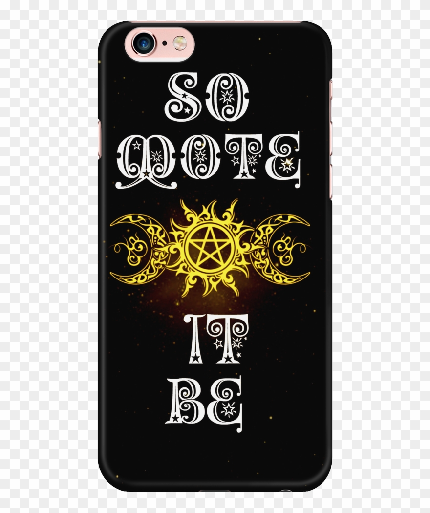 So Mote It Be Phone Case - Full Moon Clipart