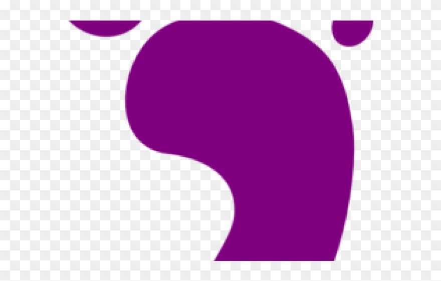Footprints Clipart Purple - Png Download