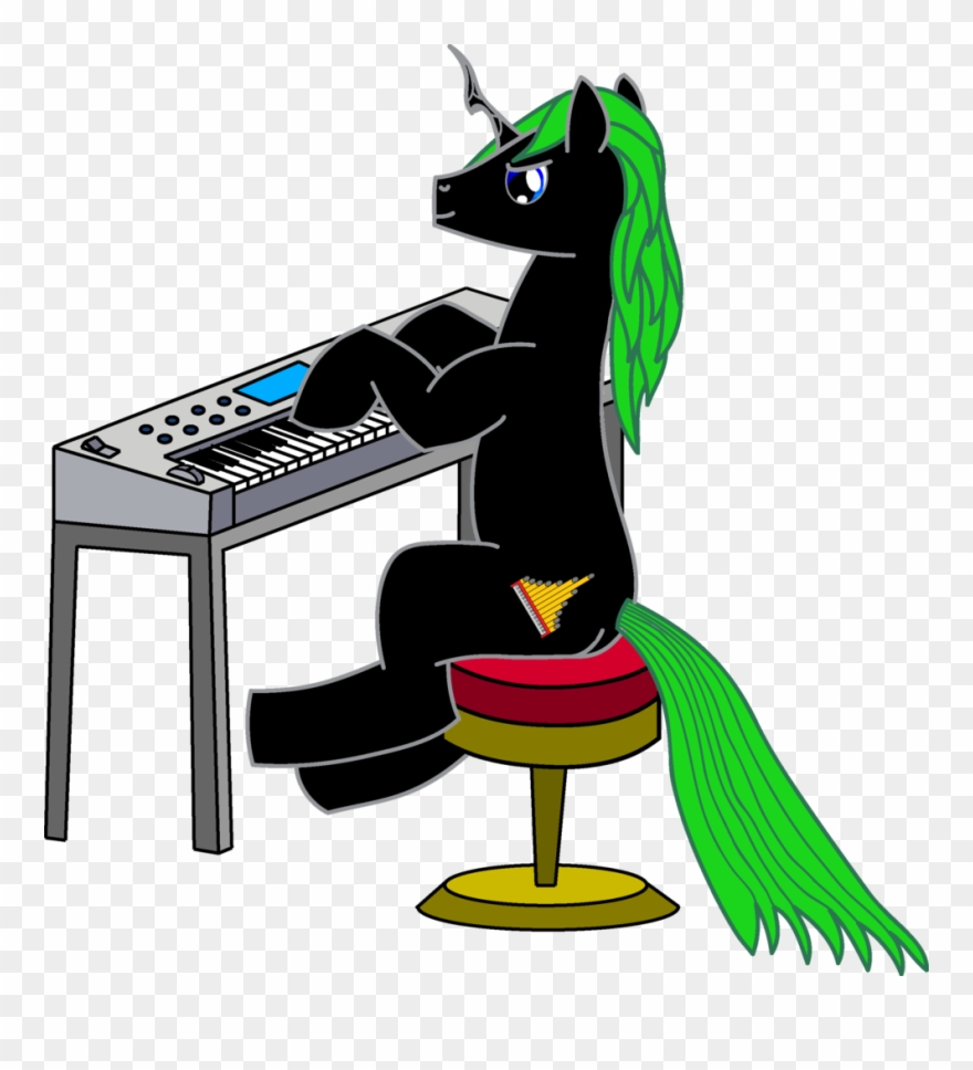 Tritone, Concert, Keyboard, Music, Oc, Oc Only, Safe, - Cartoon Clipart