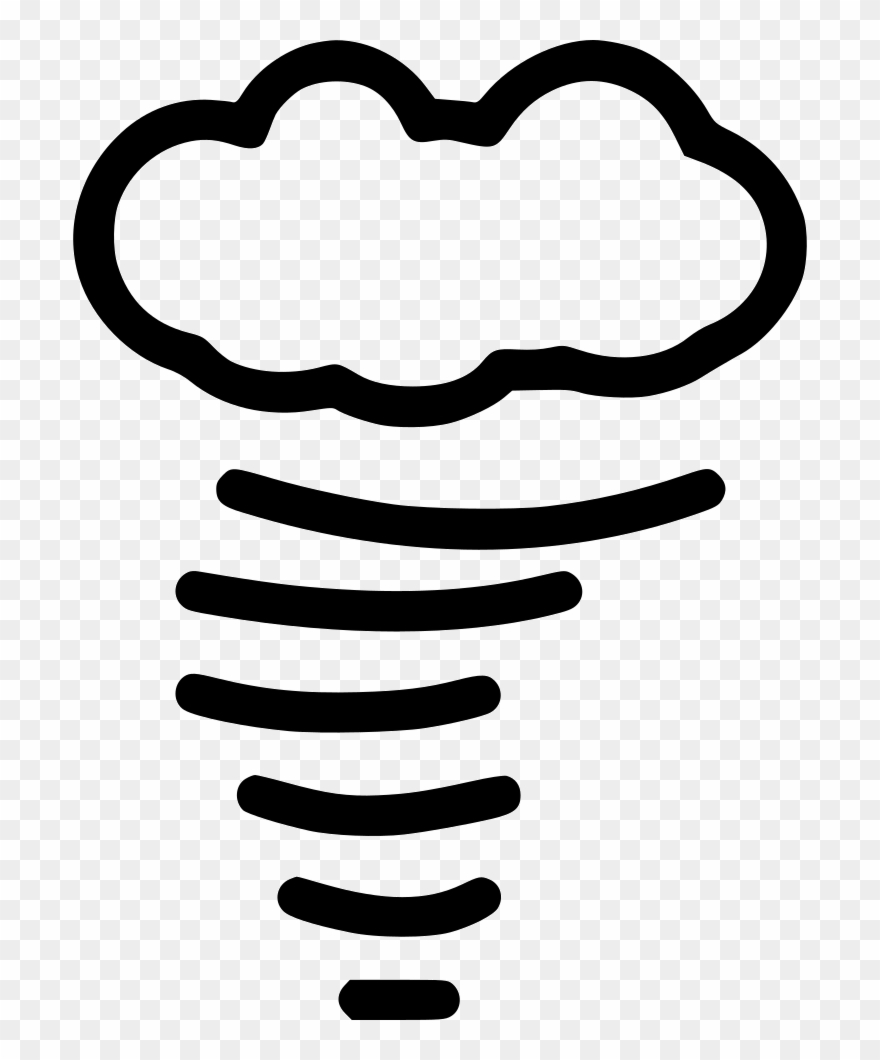 Tornado Hurricane Storm Natural Disater Calamity Comments - Tornado Weather Icon Clipart