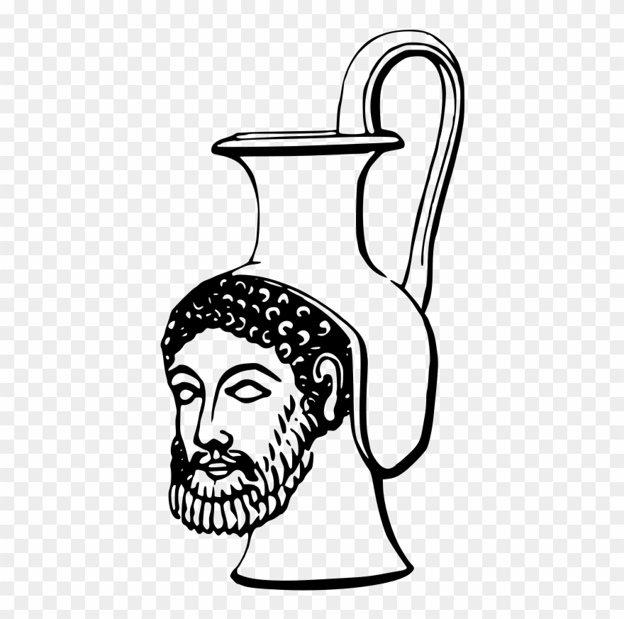 Jug Head - Jug On Head Clipart