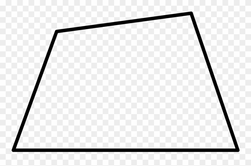 Image Free Trapezoid Transparent Square - Quadrilateral With Only 1 Pair Of Parallel Sides Clipart