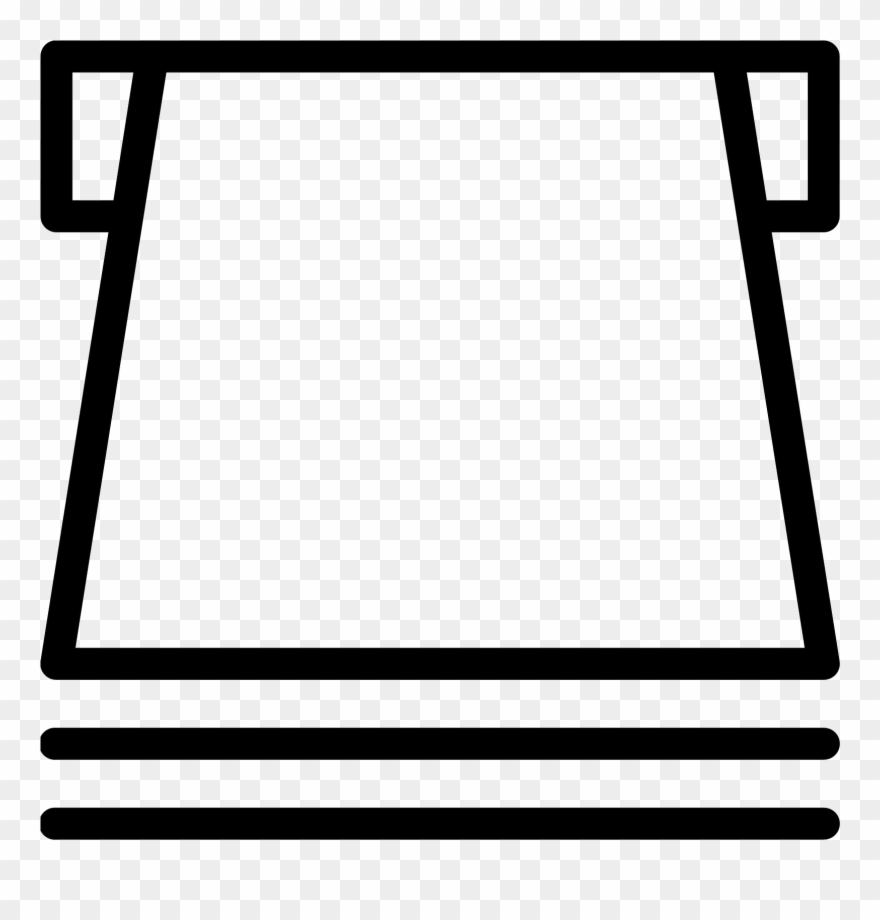 The Icon Is A Trapezoid Shape And Under The Base Are - Icon Clipart