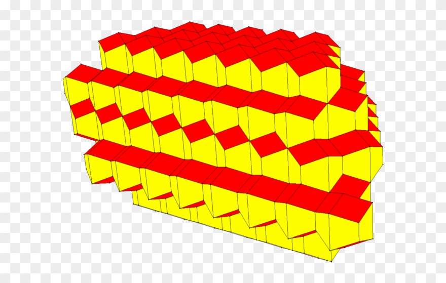 In The Special Case That The Long Sides Of The Trapezoids - Dodecahedron Tessellation Clipart