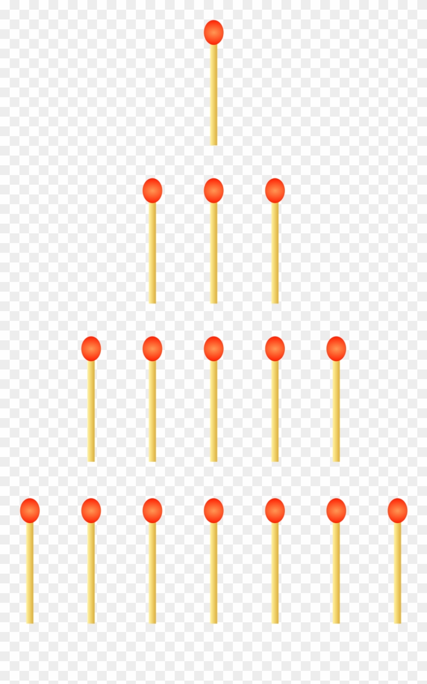 Open - Jeu De Nim Allumettes Clipart