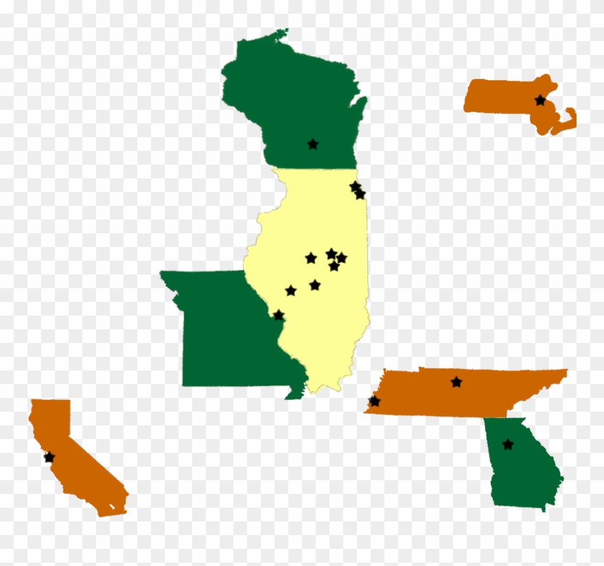 Early American Museum - Map Of Georgia Clipart